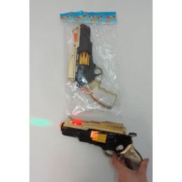 36 Wholesale 10" Light 'n Sound Gun [black & Gold]