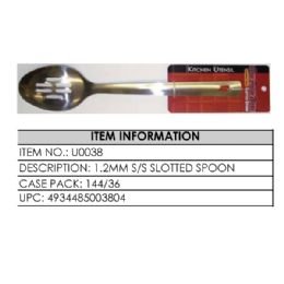 144 Wholesale Slotted Spoon