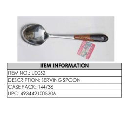 144 Wholesale Serving Spoon