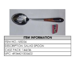 144 Wholesale Salad Spoon