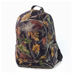 4 Wholesale Sherwood Camo Backpack 17" X 11" X 6"