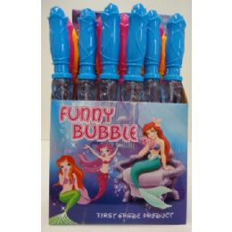 144 Pieces Bubble Wands [mermaid] - Bubbles