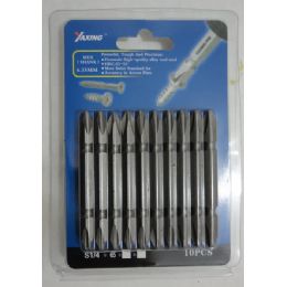 40 Pieces 10pc Double Sided Phillips Screwdriver Bit Set - Tool Sets
