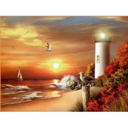 20 Wholesale 3d Picture 9610--Sunset Lighthouse