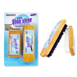 72 Units of 2pc Shoe Brushes - Footwear Accessories