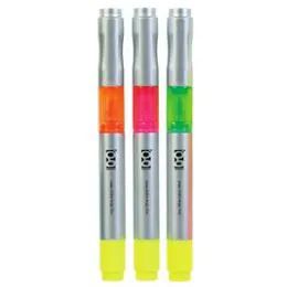 48 Wholesale Dual Color Study Buddy Pen & Highlighter