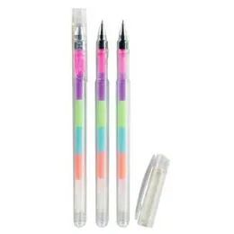 100 Pieces Pastel Rainbow Gel Pen - Pens