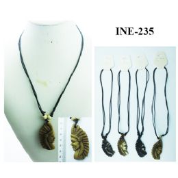 96 Wholesale Adjustable Length Necklace With Native American Design