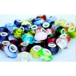 200 Wholesale Clear Crystal Beads Fit Charm Bracelet