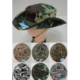 12 Wholesale Floppy Boonie Hat [assorted Camo]
