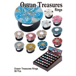 36 Wholesale Ocean Tresures Rings