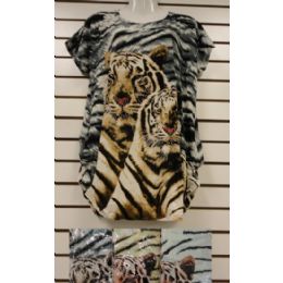 24 Wholesale ShirT--2 Tigers With Zebra Prints