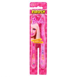 48 Wholesale Barbie 2pk Kids Tooth Brush