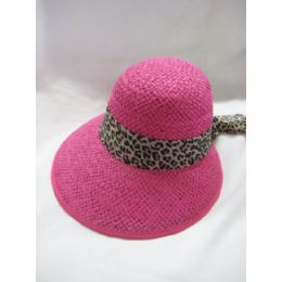 12 Pieces Ladies Pink Sun Visor - Sun Hats