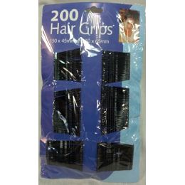 96 Wholesale 200 Pcs Per Pack Hair Grip Bobby Pin