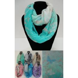 12 of ExtrA-Wide Light Weight Infinity Scarf [butterflies & Leaves]