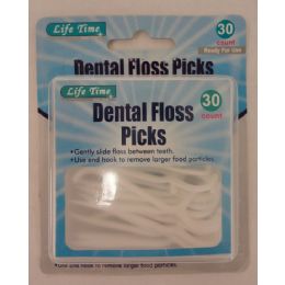 144 Pieces 30pc Dental Floss Picks - Personal Care Items