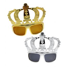 25 Pieces Crown Sunglasses - Assorted 12ct - Costumes & Accessories
