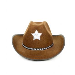48 Pieces Felt Sheriff Hat - Costumes & Accessories