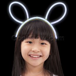 96 Pieces Glow Headband - White - LED Party Supplies