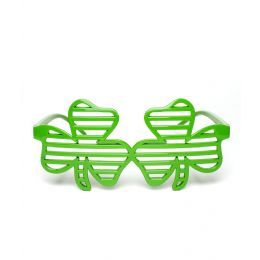 144 Pieces Shamrock Slotted Shades - Costumes & Accessories