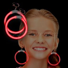300 Units of Glow Earrings - Red - LED Party Supplies