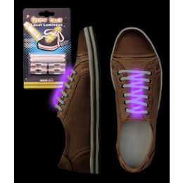 288 Wholesale Glow Shoe Laces - Purple