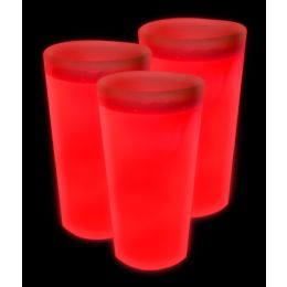 72 Wholesale Glow Cup - Red