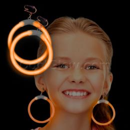 300 Wholesale Glow Earrings - Orange