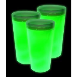 72 Wholesale Glow Cup - Green
