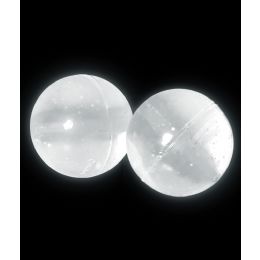96 Wholesale Glow Bouncing Balls - White