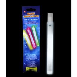 300 Wholesale Glow Whistles 6 Inch - White
