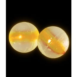 96 Wholesale Glow Bouncing Balls - Orange