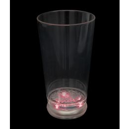 48 Pieces Led Flashing Pint Glass - Red - LED Party Supplies