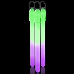 25 Wholesale 6 Inch Standard Glow Sticks - GreeN-Purple