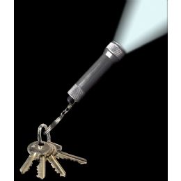 720 Pieces Aluminum 3 Led Flashlight Key ChaiN- Silver - LED Party Supplies