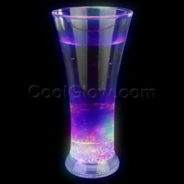 48 Wholesale Led 12oz Liquid Activated Slender Pilsner Cup - Multicolor