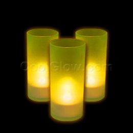 72 Wholesale Led Pillar Candle - Yellow