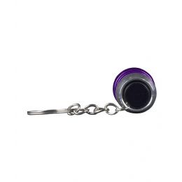 120 Wholesale Led Mini Aluminum Flashlight Key ChaiN- Purple