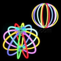 96 Wholesale Glow Ball - Multicolor