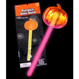 48 Wholesale Glow Pumpkin Wand - Pink