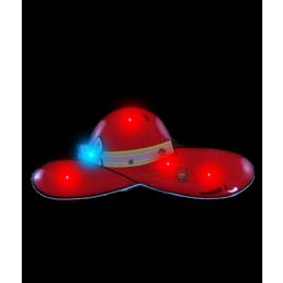 12 Pieces Flashing Red Sombrero Blinky - LED Party Supplies