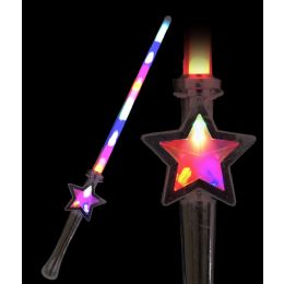 48 Wholesale Led Saber With Star Handle 29 Inch