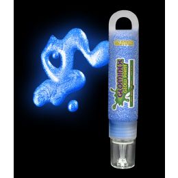 72 Wholesale Glominex Glitter Glow Paint 1 Oz Tube - Blue