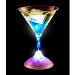 48 Pieces Led Martini Glass - 7 Oz. - LED Party Supplies