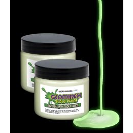 48 Wholesale Glominex Glow Paint 2 Oz Jar - Invisible Day Green