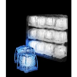 24 Wholesale Led Litecubes Brand Ice Cubes - Blue