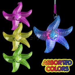 8 Wholesale Led Starfish Necklace