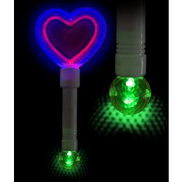 144 Pieces Led Heart Wand - LED Party Supplies