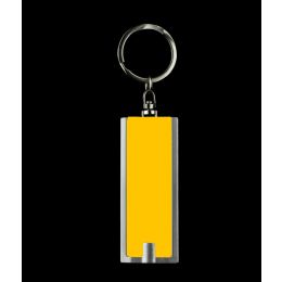 1000 Pieces Led Flat Flashlight Key ChaiN- Yellow - LED Party Supplies